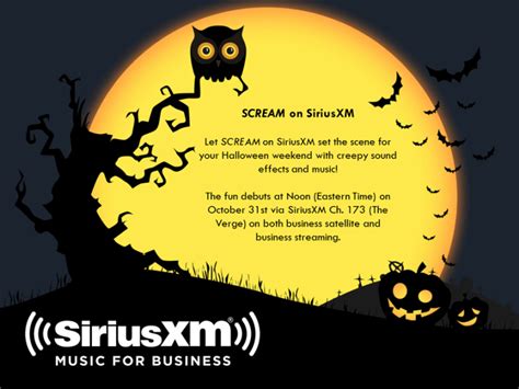 sirius radio halloween chanel|sirius xm halloween songs.